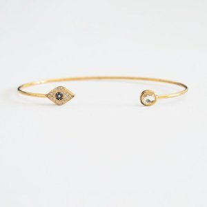 Dainty cuff bangle